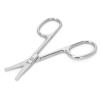 Facial Hair Scissors Small Scissors, Nose Hair Scissors Stainless Steel Rounded Tip Scissors for Eyebrows Nose Moustache Beard (MJ-WB094) view 1
