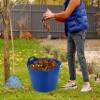 1 X Small/Large/Extra Large Flexi Tub Garden Home Flexible Colour Storage Container Bucket Plastic Flex Tub- MADE IN U.K. (Blue, Extra Large 75 Litre) view 4