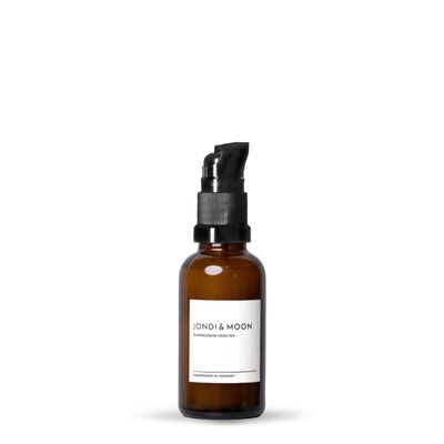 Jondi&Moon Toothpaste Herbs - 50 ml Glass Bottle - Refillable Toothpaste with Fluoride in Dispenser with Natural Ingredients - Vegan, Natural Cosmetics