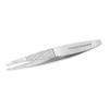 Tweezerman Wide Grip Slant Tweezer, Extra Large Tweezers, Professional Stainless Steel Precision Tweezers for Facial Hair and Eyebrows, (Pack of 1) view 1
