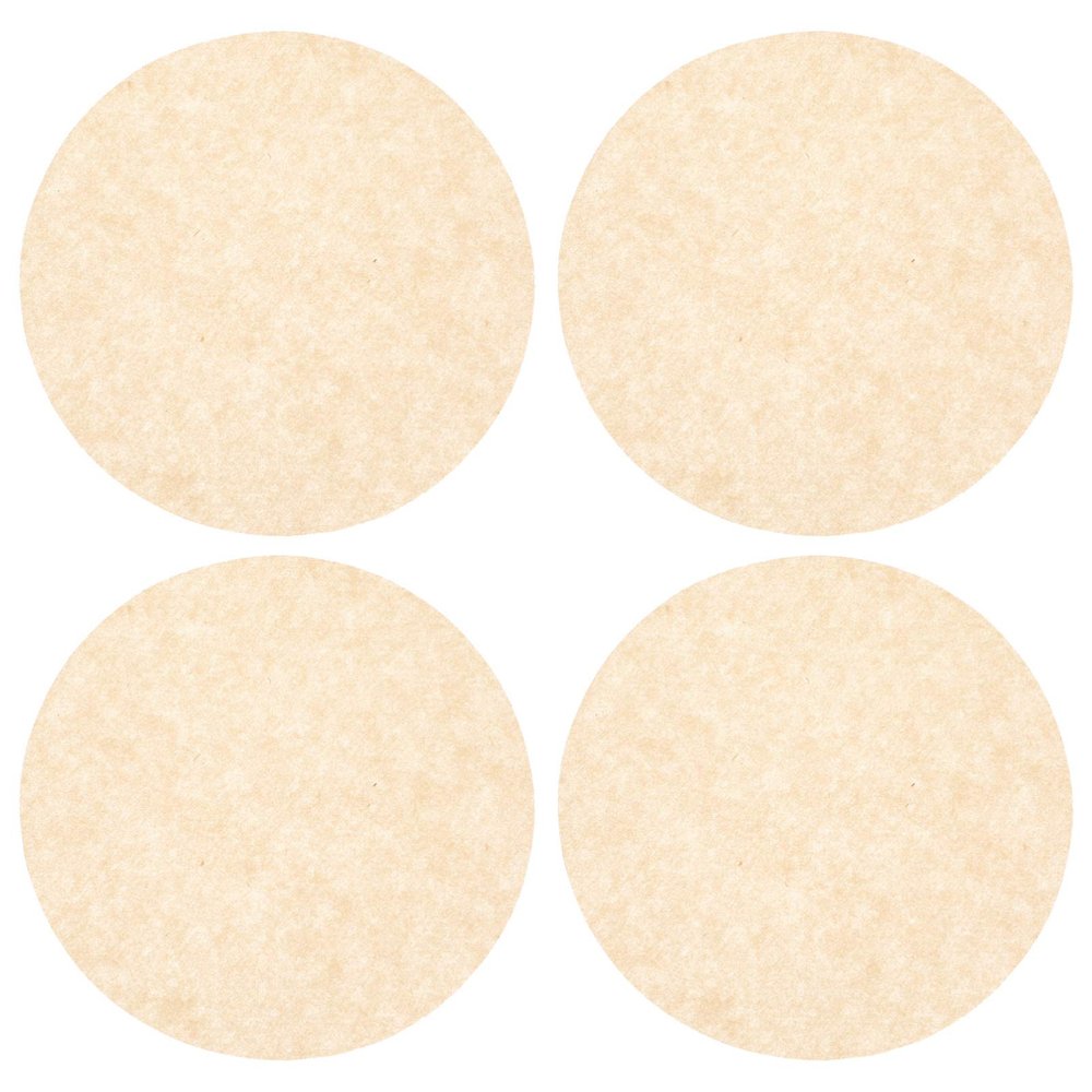 IMIKEYA 500pcs Round Baking Paper Circles Non-Stick Double Side Paper for Cakes Burgers Baking Greaseproof Pads for Home Parties Easy Cleanup