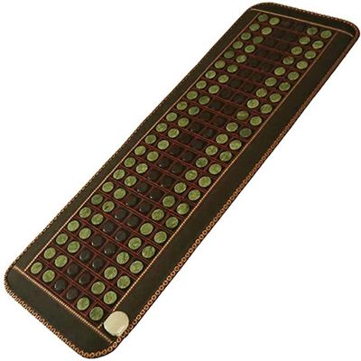 138 Jade Stones, Full Body Far Infrared Heating Pad - Natural Germanium, Thermal Physiotherapy Bed - Soothing Heat Therapy Mat
