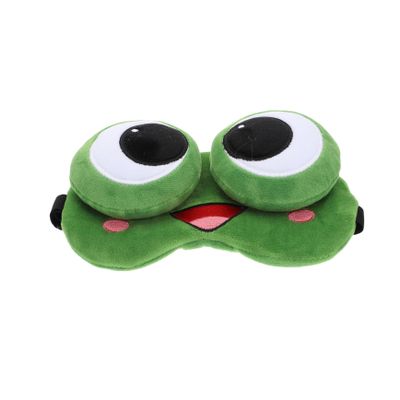Mobestech Gel Frog Eye Mask for Sleeping with Light Blocking and Secure Fit, Cartoon Sleep Eye Cover for Deep Uninterrupted Rest, Suitable for Indoor and Outdoor Use