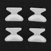 20 Pairs Soft Silicone Anti Slip Nose Pads Glasses Sunglasses Accessories White,Glasses Nose Pads, Replacement Anti Slip Soft Silicone Eyeglass Nosepads view 1