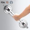 DAREN MEDICAL  Suction Cup Grab Bars for Bathtubs and Bathroom, Tool Free Shower Handle, Grab Handle for Elderly Suction with Indicators, Shower Grab Bar for Seniors, Heavy Duty,Sliver view 2