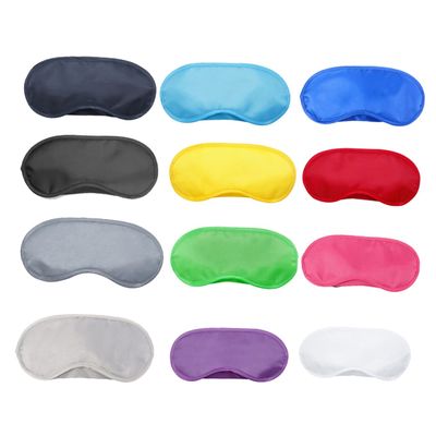 GLEAVI 20pcs Sleep Eye Mask Blackout for Boys and Girls Women Men Polyester Eye Patch Elastic Straps Rich Colors