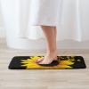 VANANI Sunflower Floral Butterflies Art Flannel Non-Slip Carpet,Easy To Take Care Of,Moderate Thickness,Suitable For Front Door,Garage Door,Back Door,Bedroom And Kitchen. view 4