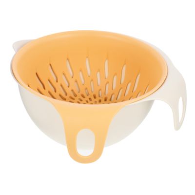 Alipis Fruit Strainer Double Layer Vegetable Basket Kitchen Food Drain Tool Fruit Washing Basket