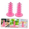Alipis 2pcs Tiered Lollipop Stand Cake Pops Display Holder Desktop Display Rack for Store Rack Convenient Lollipop Holder view 4