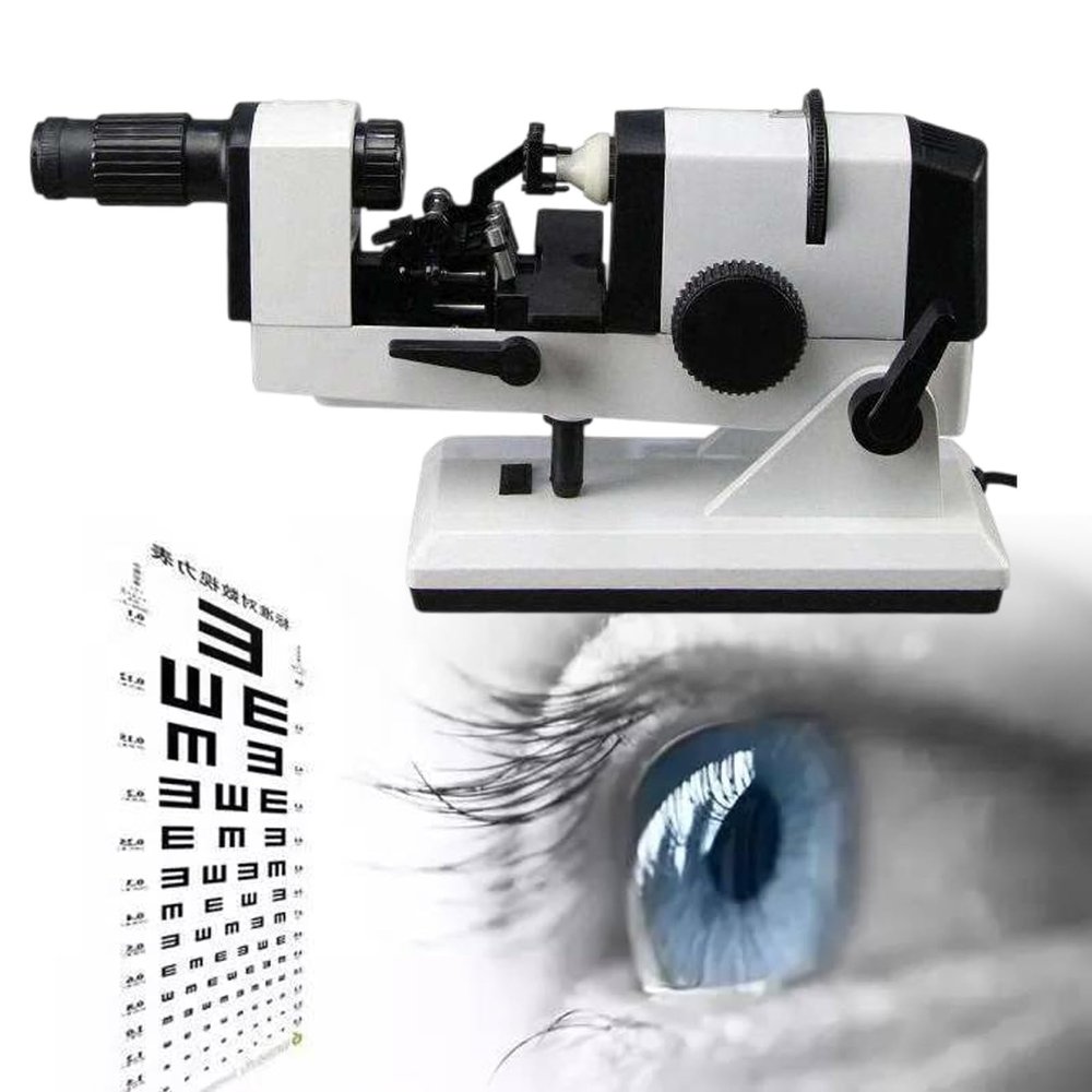 Roboraty Portable HD Manual Lensmeter Focimeter - Measure Device for Optometry - Handheld Optical Lensometer with 20D Range