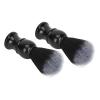 Acouto Beardush, 2pcs Beard Brush Fine Synthetic Bristles Trimming Quick Drying Moustache Foam Grooming Tool Shave for Men view 3