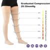 VARCOH Compression Stockings for Women, 20-30 mmHg, Beige, XX-Large, Suitable for Varicose Veins, Pregnancy, Elderly, Post-Op, Long Flights view 3