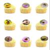 24 Pre-Cut Bumblebee Flower Themed Edible Wafer Paper Cake Toppers Decorations view 1
