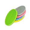 MAGICLULU Silicone Soap Dish and Drainage Tray Set Grey Non-slip Soap Holder for Bathroom and Kitchen 2pcs Set with Quick-drying Pad and Sponge Storage view 1