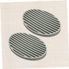 MAGICLULU Silicone Soap Dish and Drainage Tray Set Grey Non-slip Soap Holder for Bathroom and Kitchen 2pcs Set with Quick-drying Pad and Sponge Storage view 2