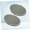 MAGICLULU Silicone Soap Dish and Drainage Tray Set Grey Non-slip Soap Holder for Bathroom and Kitchen 2pcs Set with Quick-drying Pad and Sponge Storage view 3