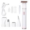 Electric Razor for Women,5 in 1 Lady Shaver Facial Hair Remover Women Shaver Hair Remover for Nose Hair Eyebrow,Detachable Electric Hair Remover view 1