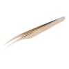 Stainless Steel Eyelash Tweezer, Straight and Curved Tip Tweezers Lash Extension Tweezer Application Eyelash Extension Supplies Nippers for Eyelash Extensions and Nail (Dolphin view 1