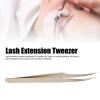 Stainless Steel Eyelash Tweezer, Straight and Curved Tip Tweezers Lash Extension Tweezer Application Eyelash Extension Supplies Nippers for Eyelash Extensions and Nail (Dolphin view 2