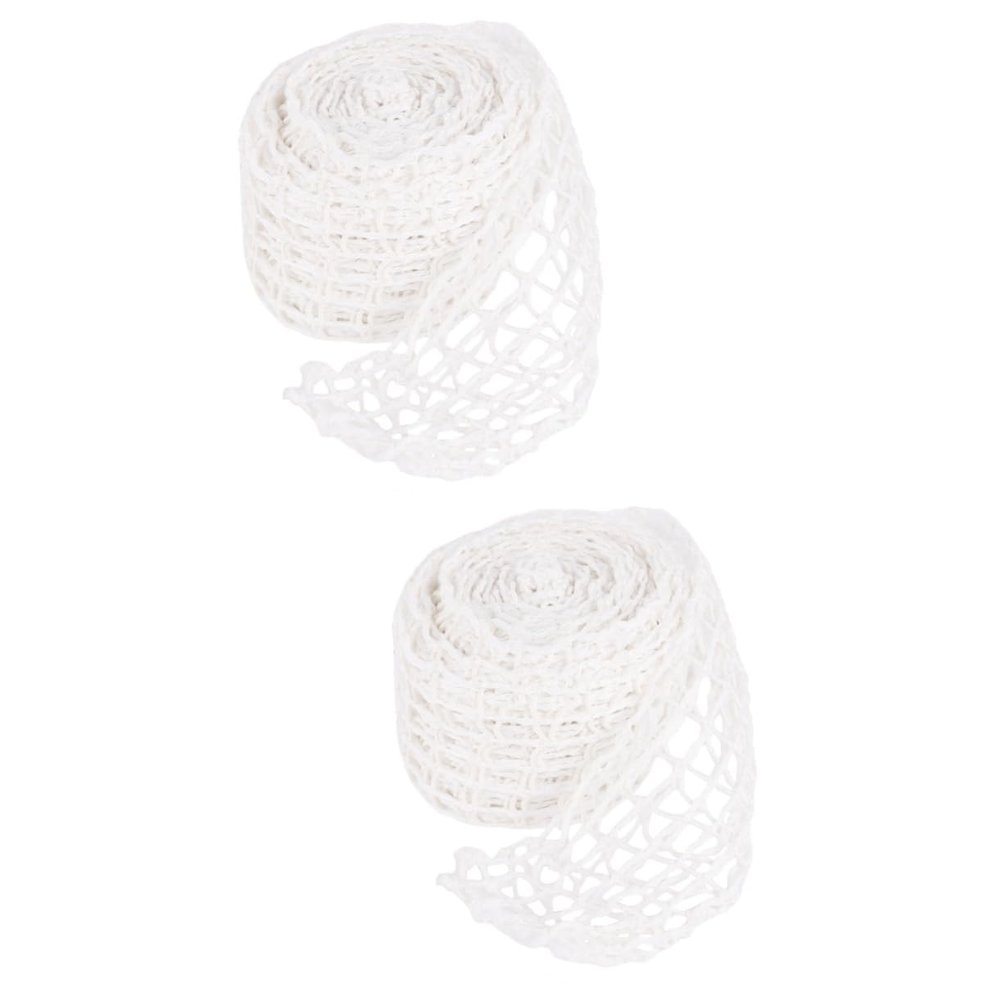 Toddmomy 2rolls Sturdy Net Cover for Watermelon and Vegetables Reusable and Elastic Cooking Accessory for Home Use Versatile Protective Net for Easy Carrying and Storage