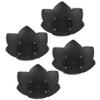 OUNONA 4pcs Bathroom Accessory Wall Mounted Soap Dish Self-draining Silicone Soap Holder Travel Dish Stand Storage Tray view 1