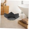 OUNONA 4pcs Bathroom Accessory Wall Mounted Soap Dish Self-draining Silicone Soap Holder Travel Dish Stand Storage Tray view 3