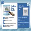 Pure Flourish Celtic Sea Salt - 600g | 100% Unrefined Celtic Salt | Rich in Essential Minerals | Hand Harvested Light Grey Celtic Salt Crystals from France view 2