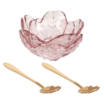 Mobestech 2 Sets Massage Oil Bowl Essential Oil Mixing Bowl Measuring DIY Flower s Facial Facial Mask Mixing Dipping Sauce Cups Small Mixing s Metal