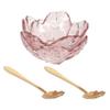 Mobestech 2 Sets Massage Oil Bowl Essential Oil Mixing Bowl Measuring DIY Flower s Facial Facial Mask Mixing Dipping Sauce Cups Small Mixing s Metal view 1