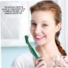 Mobestech Double-Headed Denture Cleaning Brush 3 Pack with Extra Hard Bristles Ergonomic Handle for Denture and Retainer Maintenance view 4