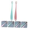 Mobestech 2pcs Boys and Girls Toothbrush Alternative Boys and Girls Brush for Toddlers Tooth Cleaning for and view 4
