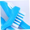 PartyKindom 9pcs Denture Brush Head Denture Cleaning Brush for False Teeth Plaque Removal Double-Sided Toothbrush view 4