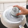 Uitseld Soapbar Dispensing Dish Brush - Pressing Dish Scrub Brush,Scrub Brush for Cleaning Dishes, Kitchen, Bathroom and Household, Dish Scrubber Brush for Pots, Pans, Counter view 2