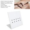 Eyelash Tweezers Holder, Portable Tweezer Display Stand, Lightweight, Acrylic, Multifunctional, Scratch Resistant, for Salon Use (WHITE) view 3