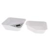 Paowsietiviity 2 set Digital Kitchen Pets Scale For New Born Puppy Or Small Kitty With Free Tray White view 3