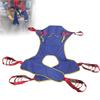 Full Body Sling Patient Lift,Patient Lift Sling Toileting,Hoist for Lifting Elderly,Universal 4-Point Transfer Sling for Medical Handicap Disabled Elderly Large view 1
