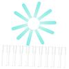 DIYEAH Silicone Lens Applicators 12pcs Portable Lens Stick Remover Tools for Travel Wearing Aids Invisible Small Suction Rods view 1