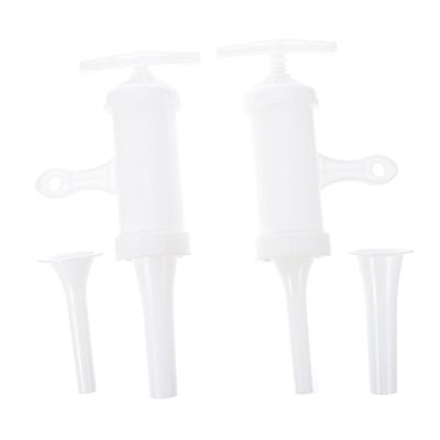 MAGICLULU 2sets Manual Sausage Maker Hand Sausage Stuffer Professional Filling Machine Tool for DIY Minced Meat Making at Home