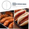 MAGICLULU 2sets Manual Sausage Maker Hand Sausage Stuffer Professional Filling Machine Tool for DIY Minced Meat Making at Home view 4
