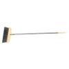 OUNONA Soft Bristle Household Broom with Long Stainless Steel Handle Wooden Bristle Floor Sweeping Brush for Indoor Cleaning Anti-static Carpet and Hard Floor Brush view 1