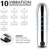 10 Modes Quiet Powerful Handheld Electric Bullet Tool Powerful Mini Stick Waterproof Bullet Rod for Women Pleasure,Handheld Pocket Travel Personal Bullet Body Relaxation Gift for Women Men (Black) view 3