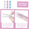 Mobestech Silicone Baby Finger Toothbrush 9pcs Set with Storage Box Infant Oral Cleaning Brush Teeth Cleaner Gum Massager for 0-3 Years Old view 3
