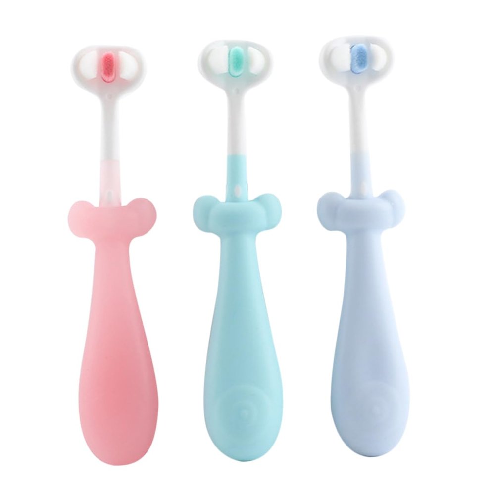 minkissy Soft Bristles Toothbrush for Toddlers Decorative Boys and Girls Toothbrush Brush Set Manual