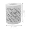 Mobestech Music Notes Toilet Paper Roll, Decorative Bathroom Tissue Soft Single Roll with Creative Printed Sheet, Novelty Toilet Tissue for Home and Party Use view 3