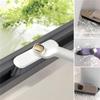 Multi-Function Rotating Crevice Cleaning Brush, 2 In 1 Hard Bristle Cleaning Brush with Small Clip, Portable Detail Cleaner Scrub Brush for Window Groove, Kitchen, Bathroom (Purple) view 2