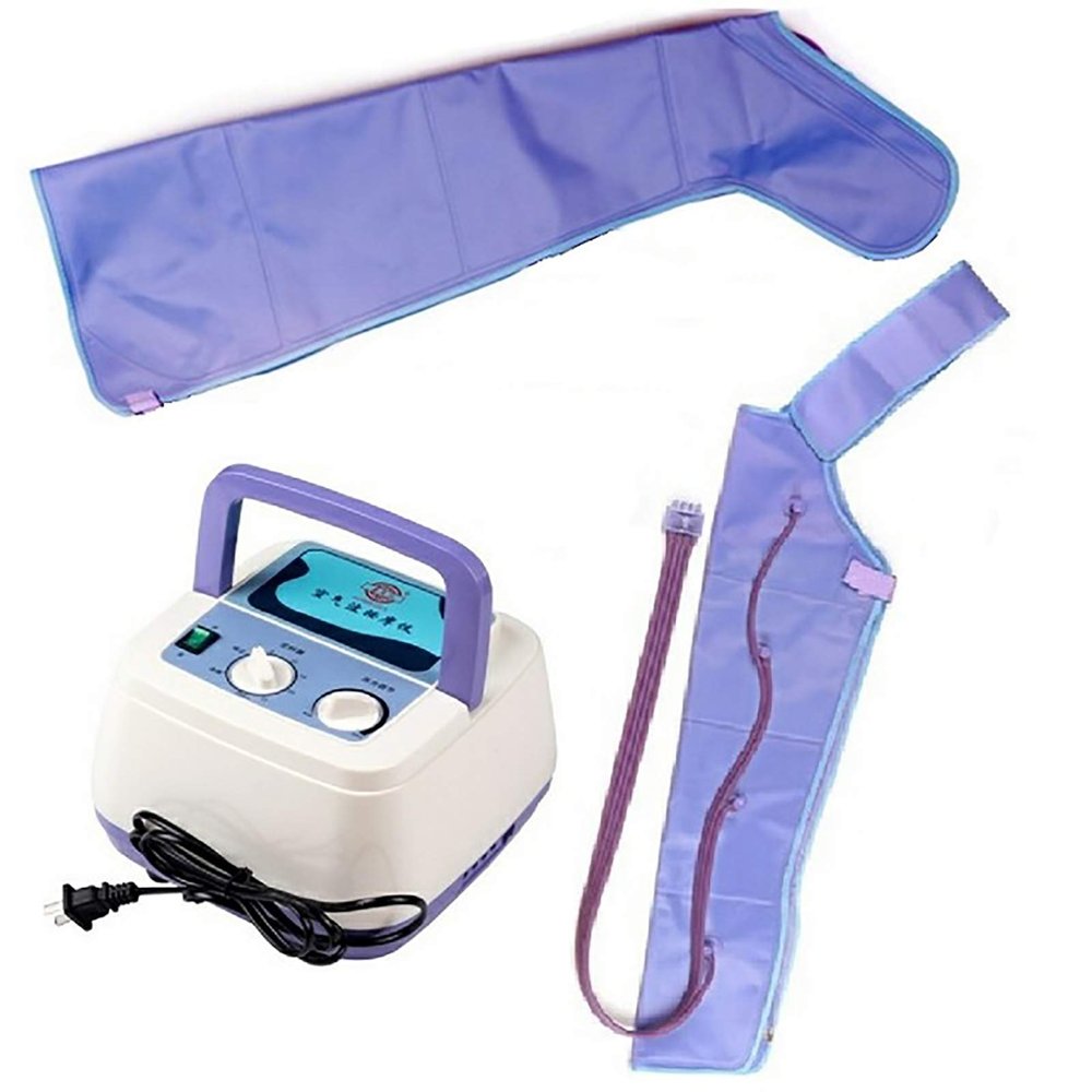4 Cavity Air Compression Massager for Waist Arm Leg Wraps Foot Ankles Calf Massage Machine Leg Massager Circulation Pain Relax(Grey)