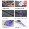 4 Cavity Air Compression Massager for Waist Arm Leg Wraps Foot Ankles Calf Massage Machine Leg Massager Circulation Pain Relax(Grey) view 3