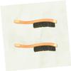 Housoutil Men's Beard Shaving Brush Set Long Handle Black Gentle on Skin Professional Beard Styling Maker view 4