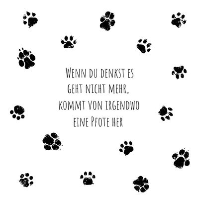 20 Napkins Animal Motifs Dog Always Helps as Table Decoration Paper Napkins with Motif Also for Decoupage and Decoupage 33 x 33 cm
