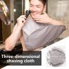 Yianyal Beard Shaving Catcher Bib, Apron, Washable Beard Trimmer Catcher, Foldable Facial Hair Catcher For Men, Beard Bid Apron Shaping Tool For Men's Trimming Hair Cutting Cape view 2